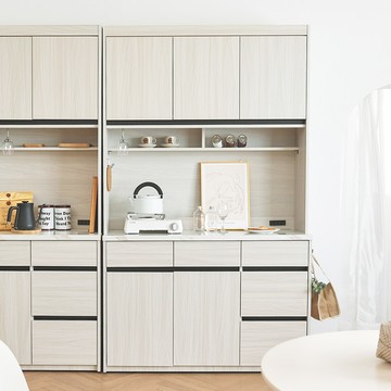 Ulmus 4尺仿石面多格收納餐櫃組 完美主義【O0009】