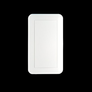 豪華歐風蓋板 無孔 DS-3400 白色 封口蓋片 開關面板 卡式開關蓋板 插座蓋板【DU418】123便利屋