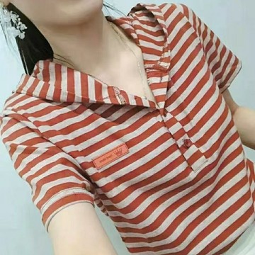 【台灣出貨】媽媽裝短袖T恤 寬鬆高檔遮肉上衣 中大尺碼女裝 夏季輕薄透氣顯瘦百搭韓系休閒上衣設計款
