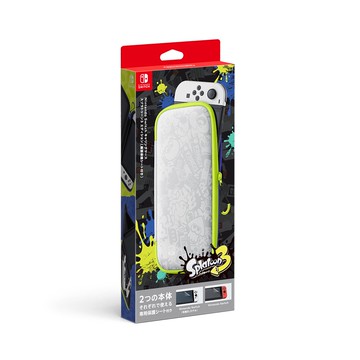 【就是要玩】NS Switch 原廠 便攜包 斯普拉遁3 主機收納包 攜帶包 軟殼包 可當支架 附保護貼 漆彈 OLED