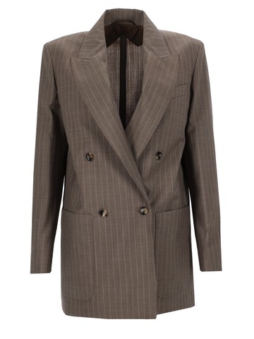 max mara blazer "steel"