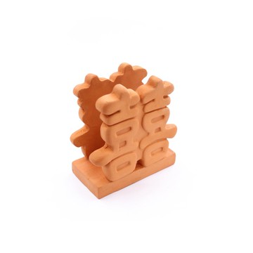 雙喜 磚雕名片座/名片架