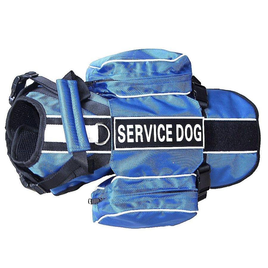 Service dog saddle sales bags