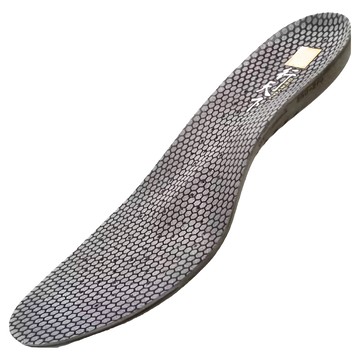 DERYOU 德行天下 石墨烯專利綠金乳膠3D獨立筒足弓鞋墊 Takesoft德舒孚 遠紅外線 防霉抑菌 透氣排汗 彈力支撐  XL(28~29)  灰色  1雙