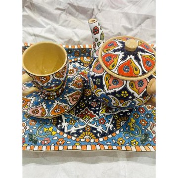 SIFCO伊朗進口波斯Mina手工陶藝茶壺創意茶具禮品進博會同款