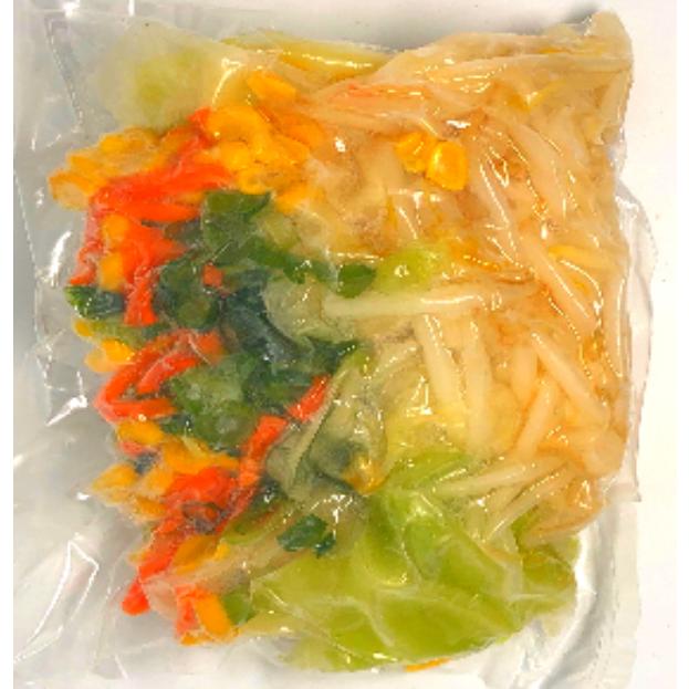 冷凍野菜ミックス（ラーメン用）　国産（徳島、岡山、北海道産など）　200ｇ（二人前）　冷凍野菜　