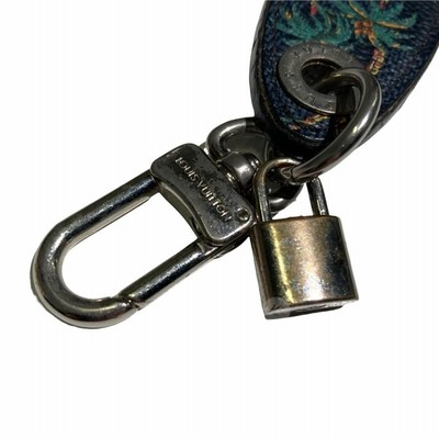 ヴィトン　ネイビー キーリング ☆LV☆ルイヴィトン キーホルダー・ネオ LV クラブ (Louis