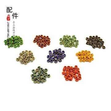 🥇臺灣熱賣🥇精編平結線圈3mm金線繞圈手工編織配飾手繩配件隔扣項鍊繩配件