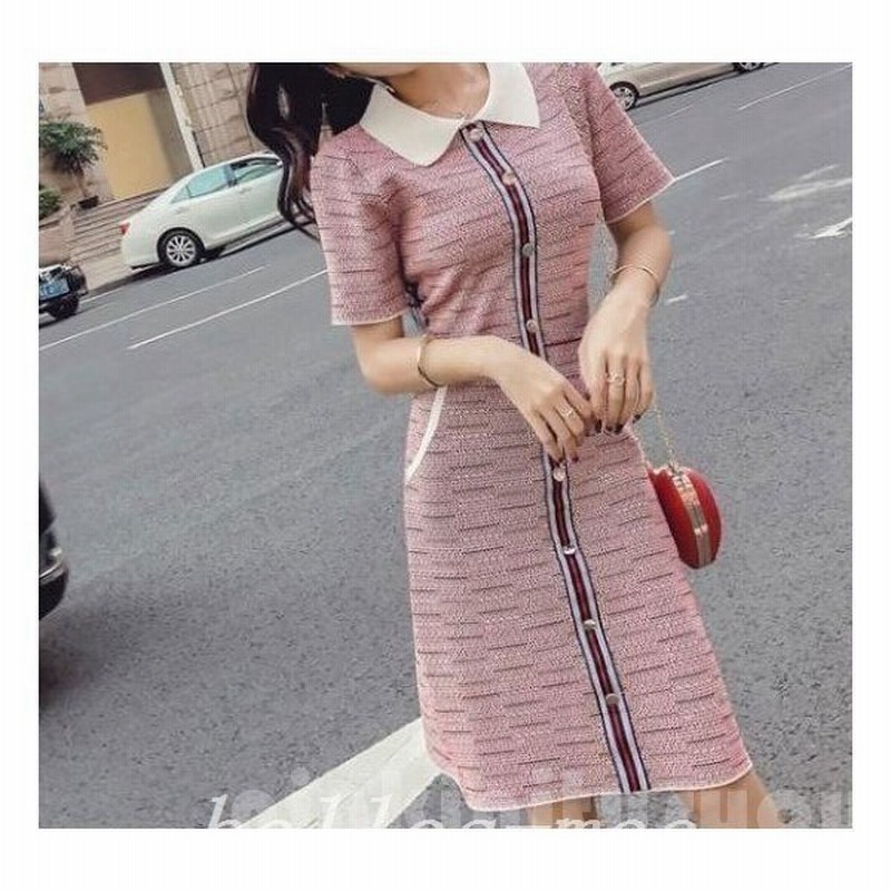 ニットワンピースレディースロングｔシャツワンピースきれいめ冬長袖結婚式ロングミディアム七分袖長袖ニット白 通販 Lineポイント最大0 5 Get Lineショッピング