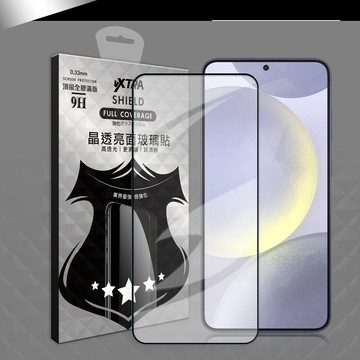 vxtra全膠貼合 三星 samsung galaxy s24+ 滿版疏水疏油9h鋼化頂級玻璃膜