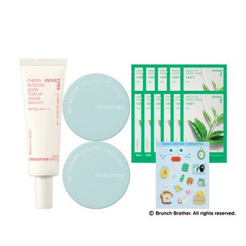 [新客限定]櫻花亮顏控油底妝組