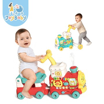 JOYBABY 5合1多功能蒸氣火車 學步車 益智聲光擰螺絲玩具 生日禮物 益智玩具