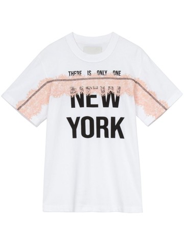 3.1 Phillip Lim - There Is Only One NY cotton T-shirt - women - Cotton - L - White