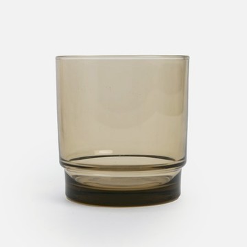 伊登可堆疊玻璃水杯280mL 圓型琥珀