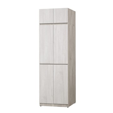唯熙傢俱-歐森淺灰雙色2.5x8尺衣櫃