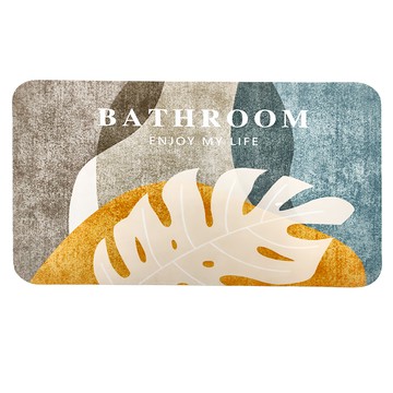 BonBon naturel 軟式珪藻土踏墊 Set  60 x 40cm  新龜背葉  2個