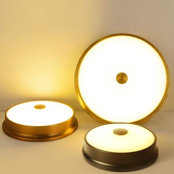 美式吸頂燈現代簡約主臥室燈歐式陽臺燈具溫馨浪漫led走廊過道燈