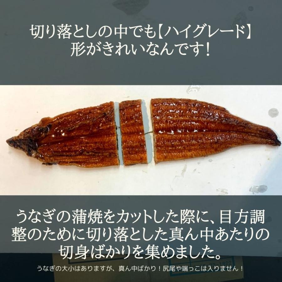 炭火焼　うなぎの蒲焼き〈切り落とし〉（1kg）送料無料　刻み　きざみ　お買い得　ウナギ　鰻　中国産　冷凍便