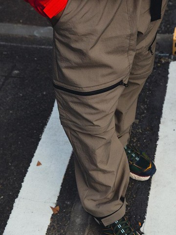 Wind Zip Off Pant - Beige