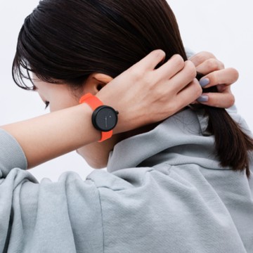 日本 YOT WATCH 32mm手錶 螢光橙