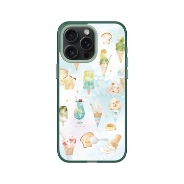 iPhone 15 Pro Max Clear 憂墨綠 - 涼丰 LiangFeng - 海邊的喫茶店