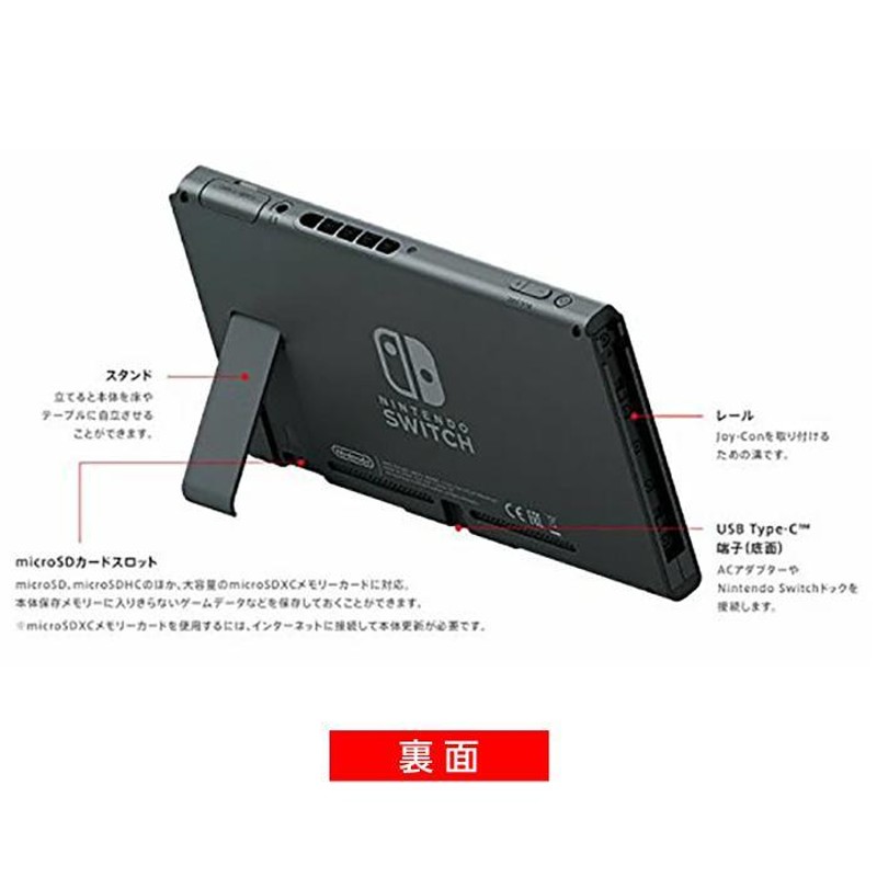 ニンテンドーSwitch グレー バッテリーが長くなったモデル