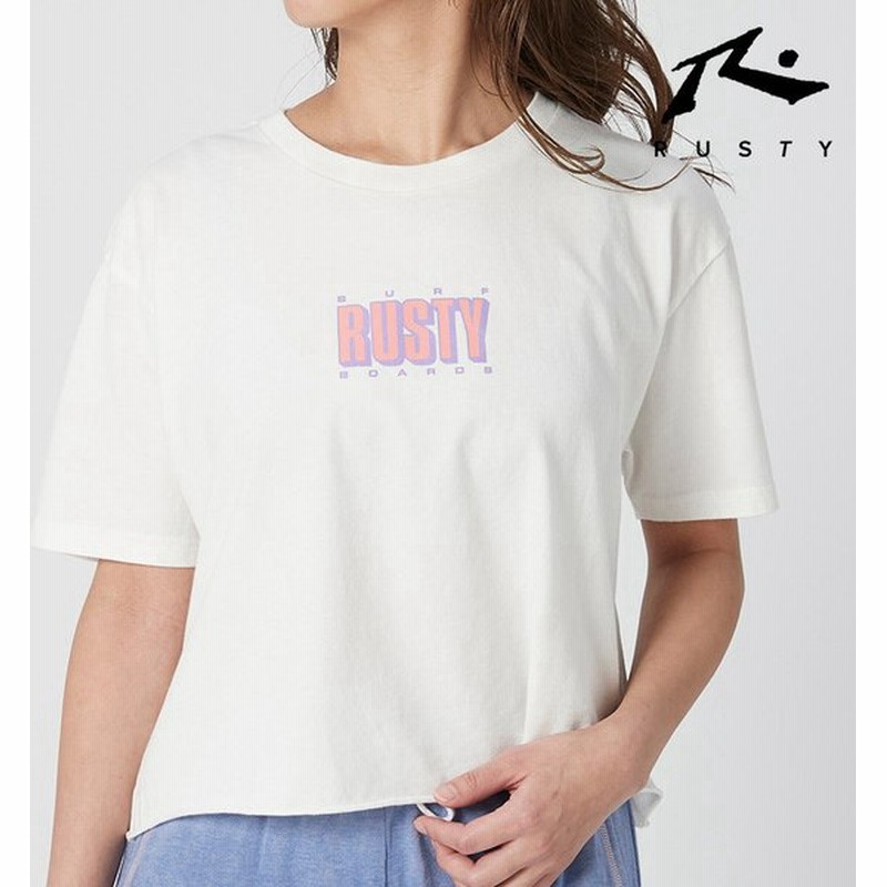 ラスティー Rusty 正規代理店 人気 レディース 女性用 ハンソデ 半袖 ｔシャツ プリント ロゴ サーフブランド スポーツ トレーニング 通販 Lineポイント最大get Lineショッピング