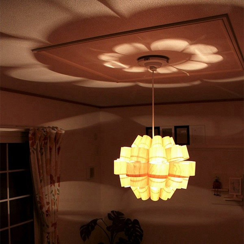 ペンダントライト 花 和モダン 和風 モダン おしゃれ シンプル 北欧 木目 アジアン 照明器具 天井照明 かわいい 照明 Don Wood どんウッド2 和室 Led対応 通販 Lineポイント最大0 5 Get Lineショッピング