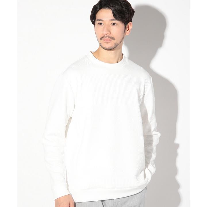ふくれケーブルクルーネックロンＴ ふくれジャガードクルーネックロンT | LINEブランドカタログ