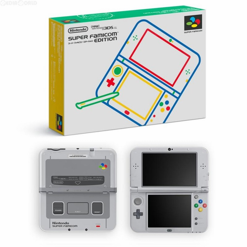 中古即納』{本体}{3DS}Newニンテンドー3DS LL スーパーファミコン エディション(RED-S-GBAA)(20160731) |  LINEブランドカタログ