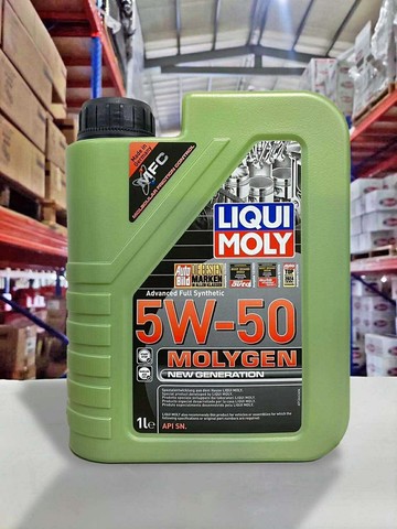 『油工廠』LIQUI MOLY 21124 MOLYGEN 5W50 頂級 全合成 汽車 機油 液態鉬 SN 1L 大馬力 高轉