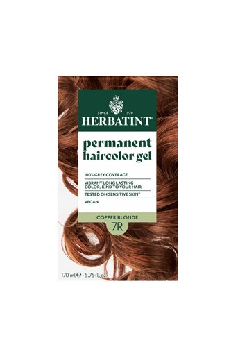 Herbatint Permanent Haircolor Gel 7R Copper Blonde 135 mL