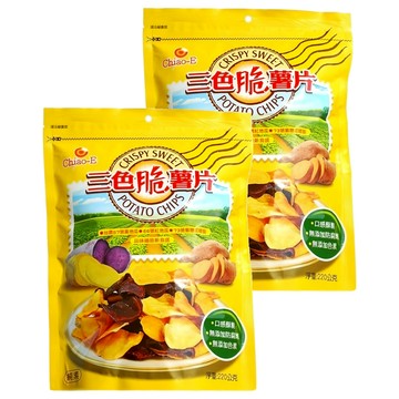 Chiao-E 巧益 三色脆薯片  220g  2包