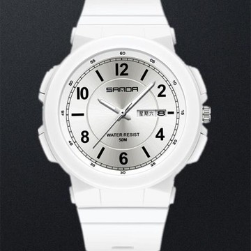 考試中考專業手表女非機械學生高中初中靜音高考電子表指針式石英