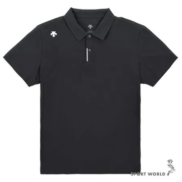Descente 迪桑特 短袖上衣 男裝 Polo衫 黑 SQ211GPS41-BLK0