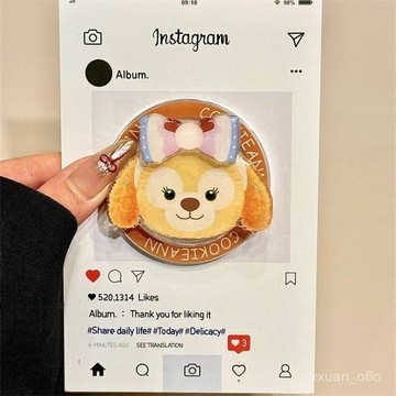 大促優惠囉😊ins三小衹雪莉達菲磁吸氣囊支架手機氣囊可伸縮懶人桌麵追劇神器