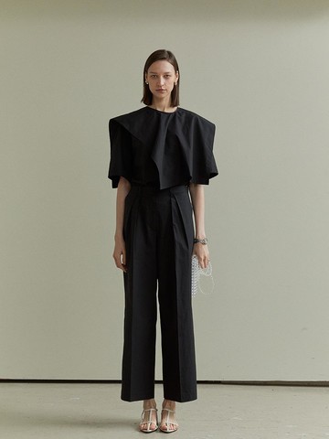 CAPE COTTON TOP BLACK