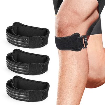 大友los2303戶外騎行魔術貼加壓防滑護膝助力帶膝部髕骨保護套運動護膝帶