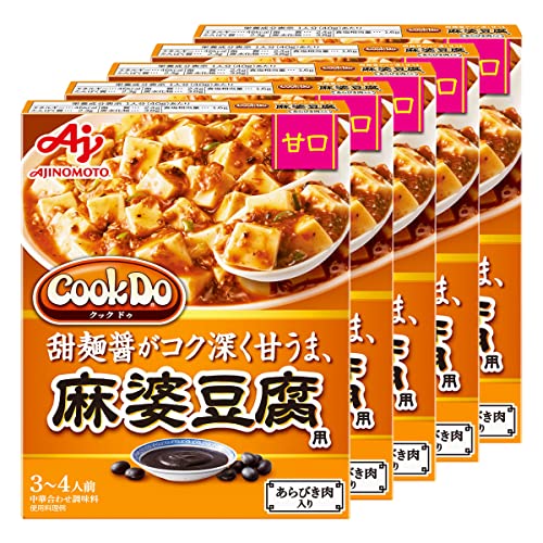 味の素 Cook Do (中華合わせ調味料) あらびき肉入り麻婆豆腐用 甘口 140g5個