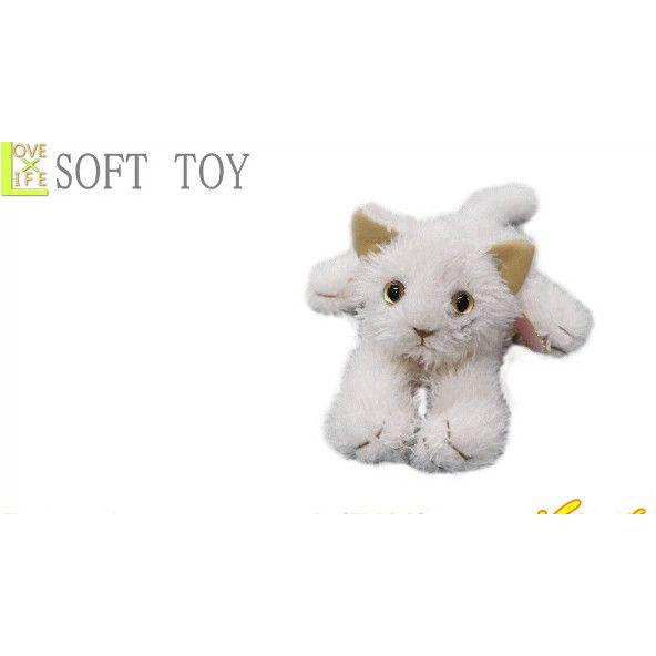 モンスイユ ララ ホワイト 猫 ぬいぐるみ 中古品 - メルカリ