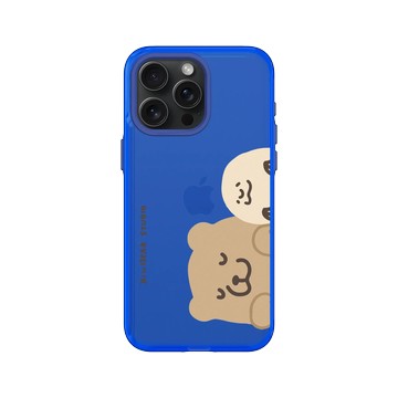 iPhone 15 Pro Max Clear 激光藍 - 咻咻熊 XiuXiubear - 熊與泥