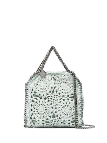Stella McCartney - Falabella crochet-knit tote bag - women - Cotton - One Size - Blue