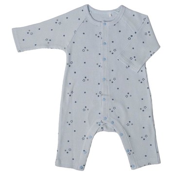 akachan honpo - 長袖兔裝-星星-藍色