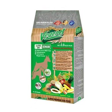 VegePet維吉 VP專業級狗食 HVP．蔬果．海洋/碳烤BBQ(老犬用) 7.5KG(16.5LB)