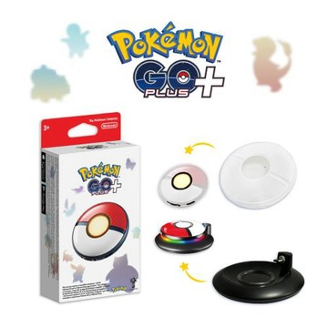 預購8月上旬出貨★Pokemon GO Plus +寶可夢 睡眠精靈球 自動抓寶（+保護套+充電座）
