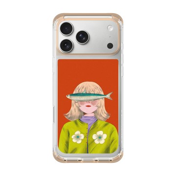 iPhone 17 Pro Max ClearX 暖透橘 - Chubbynida - 魚眼少女