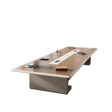 創意時尚烤漆會議桌長桌簡約現代多人開會桌椅大型會議室洽談桌[DD030109]