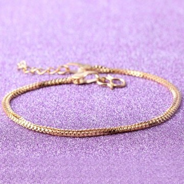 925純銀手鍊 手環-簡潔大方隨興時髦母親節生日情人節禮物女飾品73gn37【獨家進口】【米蘭精品】