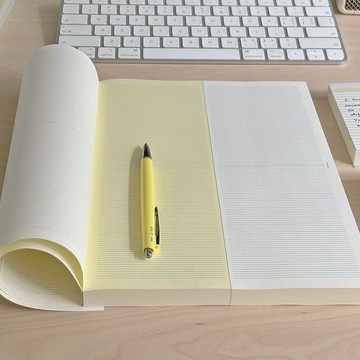 ins風奶油黃法格紋拍紙本B5高顏值加厚簡約筆記記事本學生橫線本