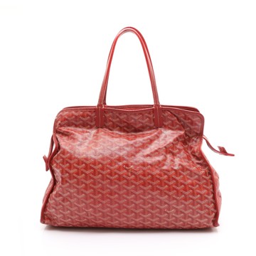 GOYARD 高雅德 紅色 Goyardine 帆布 Hardy PM 手提包 【二手名牌BRAND OFF】